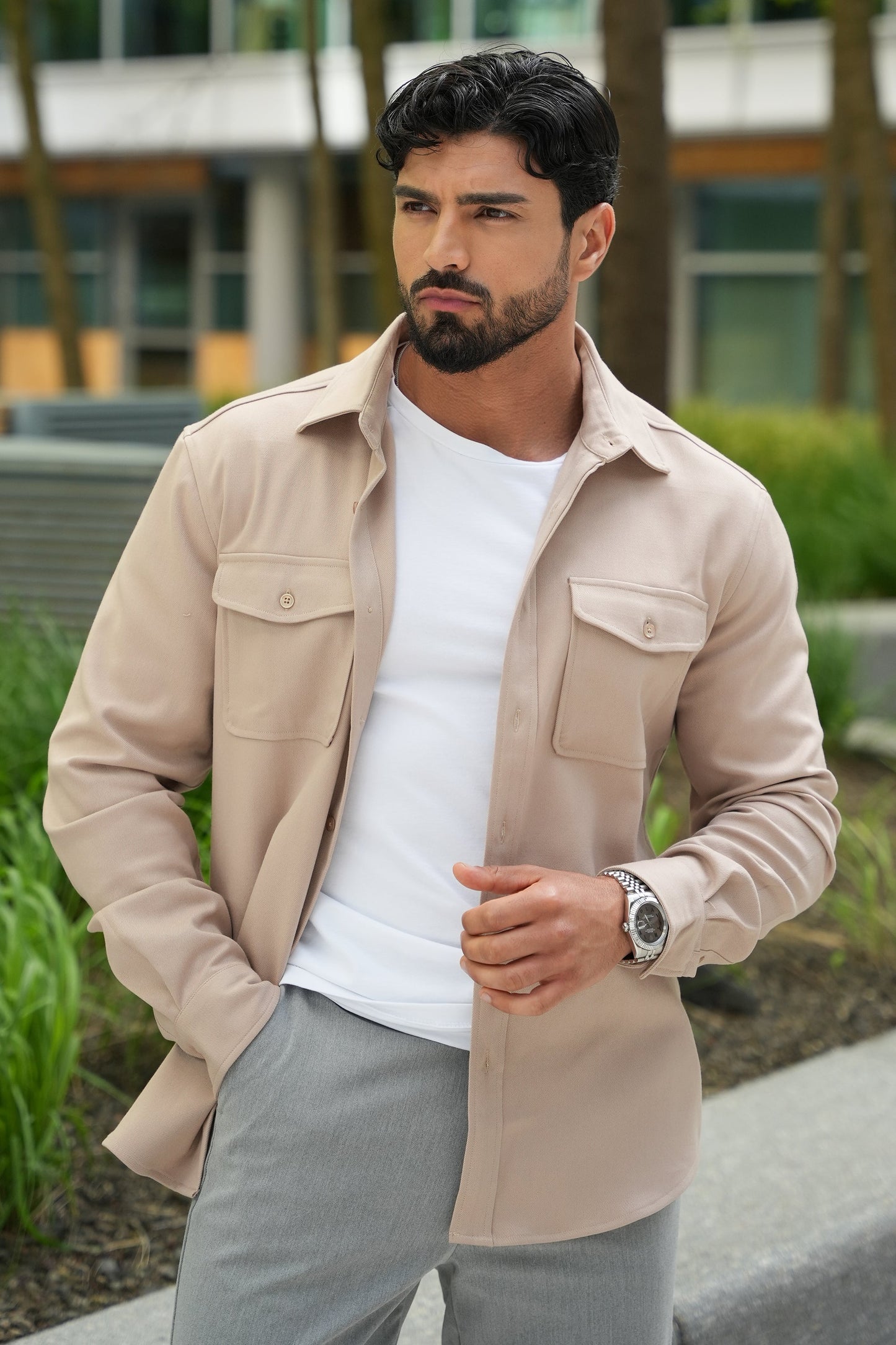 Sobrecamisa Dantesco - BEIGE