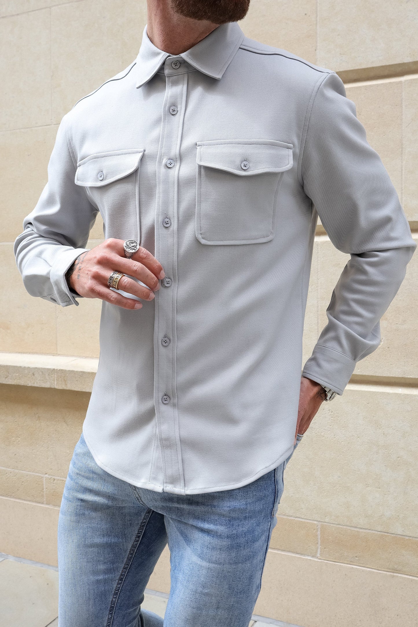 Sobrecamisa Dantesco - GRIS