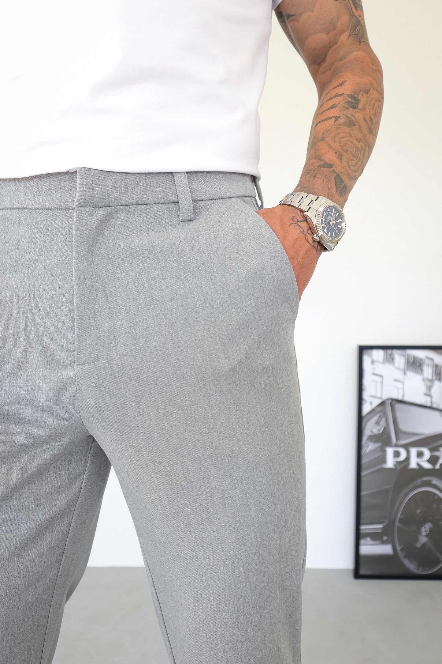 Pantalones Lucio - GRIS CLARO